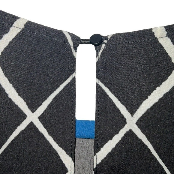 Valette Women’s Black White Sheath Dress. Patch Pockets Sz. Small - Picture 6 of 12